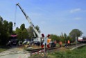 Schwerer VU LKW Zug Bergheim Kenten Koelnerstr P543